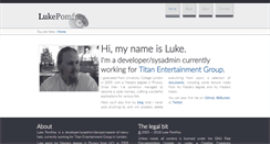 Desktop Screenshot of lukepomfrey.org