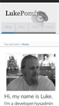 Mobile Screenshot of lukepomfrey.org